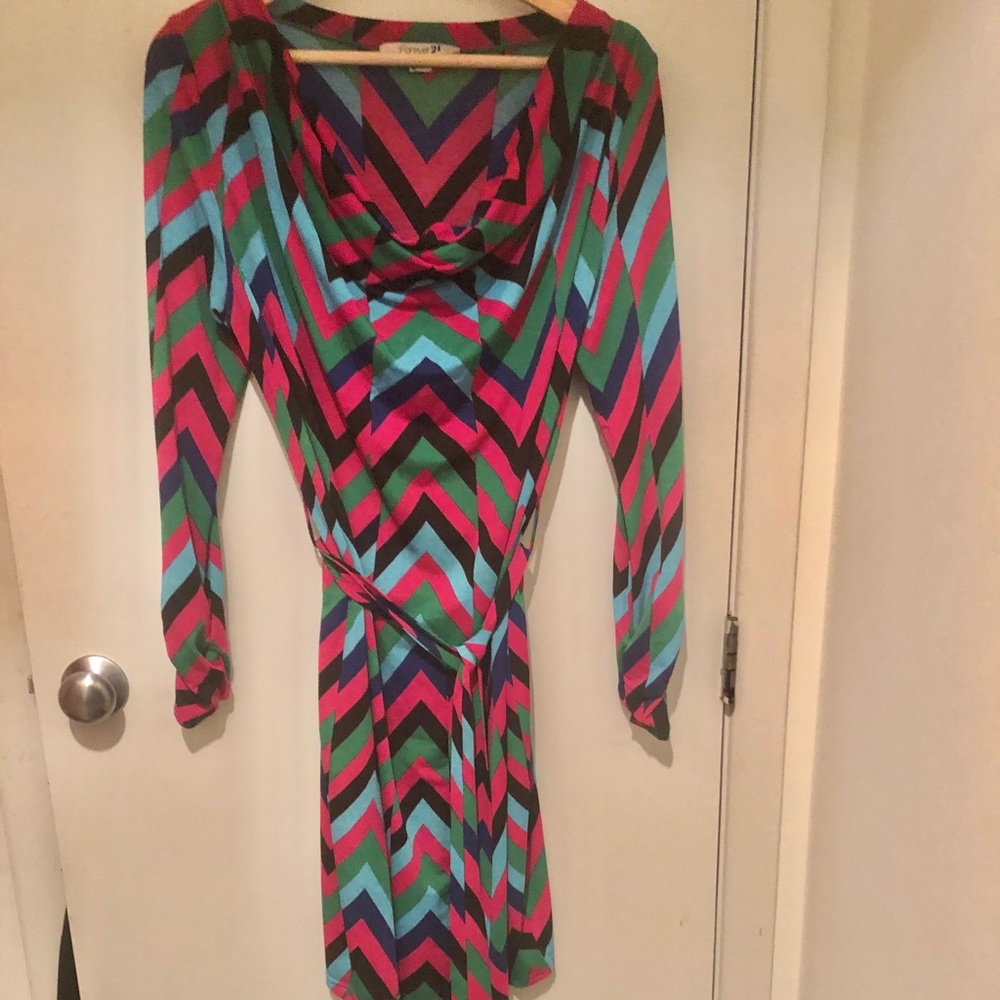 Multi color mini dress